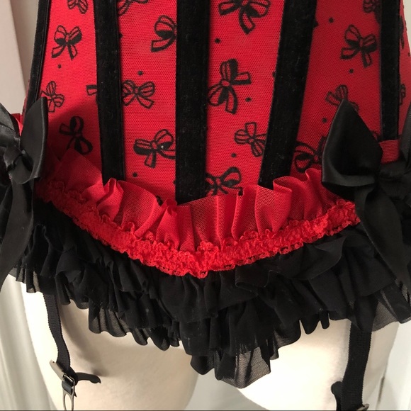 ❤️❤️Coquette Boned Corset Bustier BNWOT❤️❤️ - Picture 7 of 10